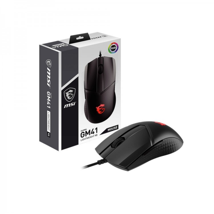 SOURIS FILAIRE MSI CLUTCH GM41 LIGHTWEIGHT V2 - SOURIS - USB-MSI